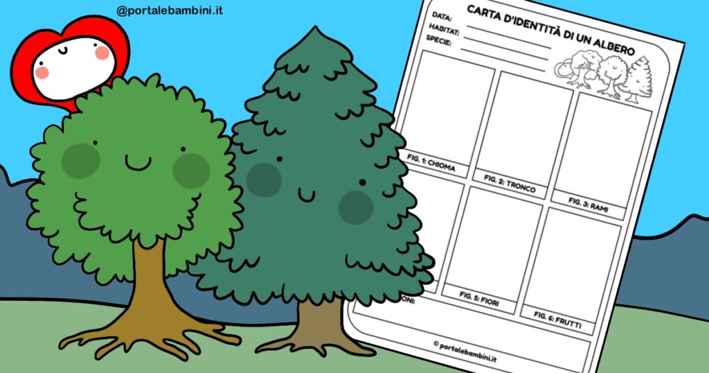 carta identità albero