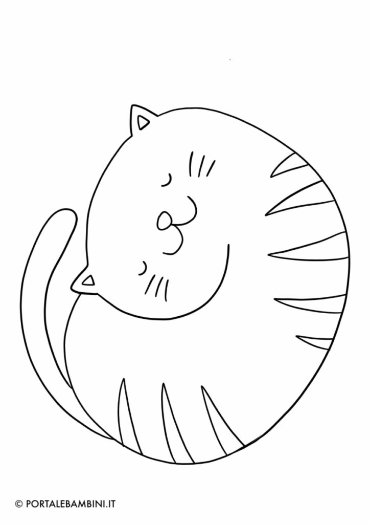 disegni facili gattini cuccioli di gatto da colorare disegni da stampare e colorare 2023 6