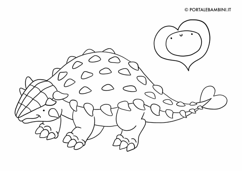 disegni anchilosauri da stampare e colorare dinosauri nuovi 2023 1