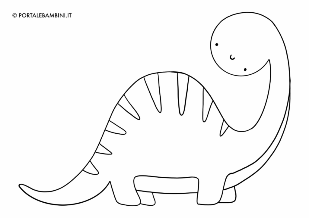 disegni brontosauro da colorare e da stampare dinosauri nuovi 2023 2