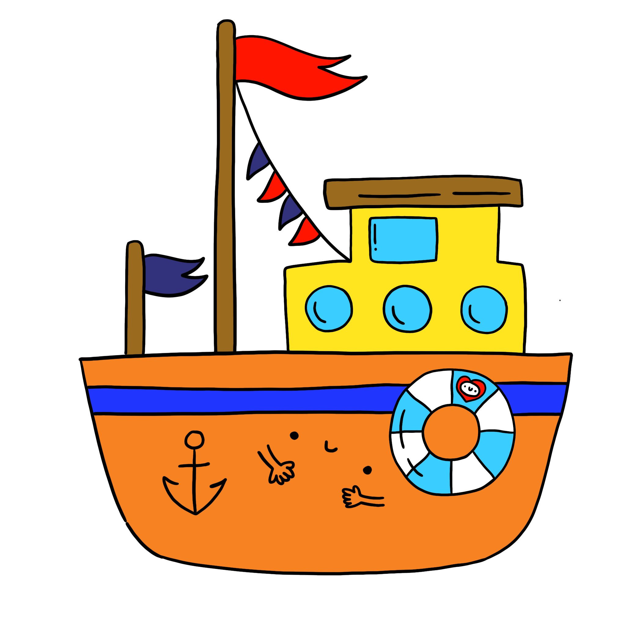 immagine disegno illustrazione barca nave