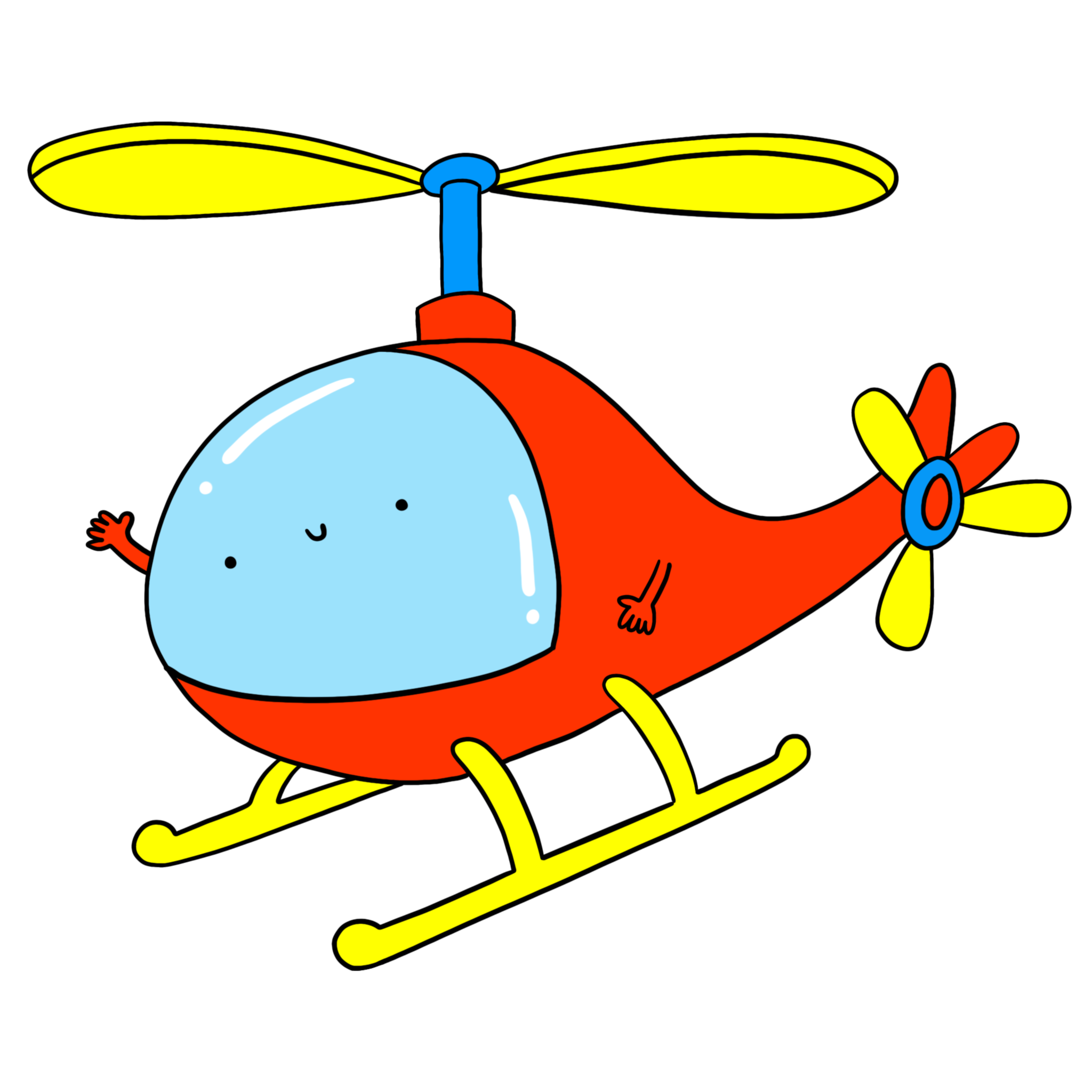 immagine disegno illustrazione elicottero