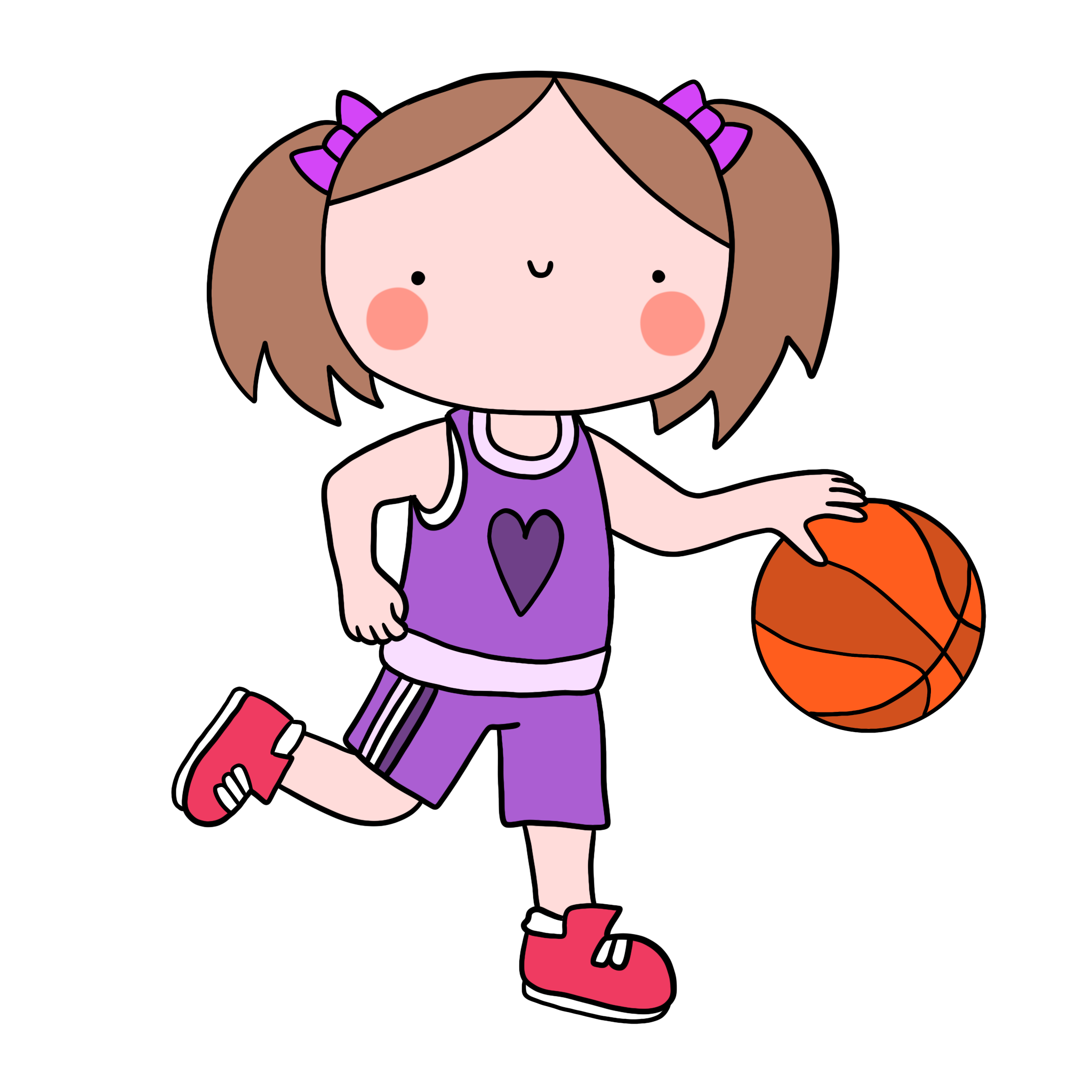 disegni illustrazioni pallacanestro basket