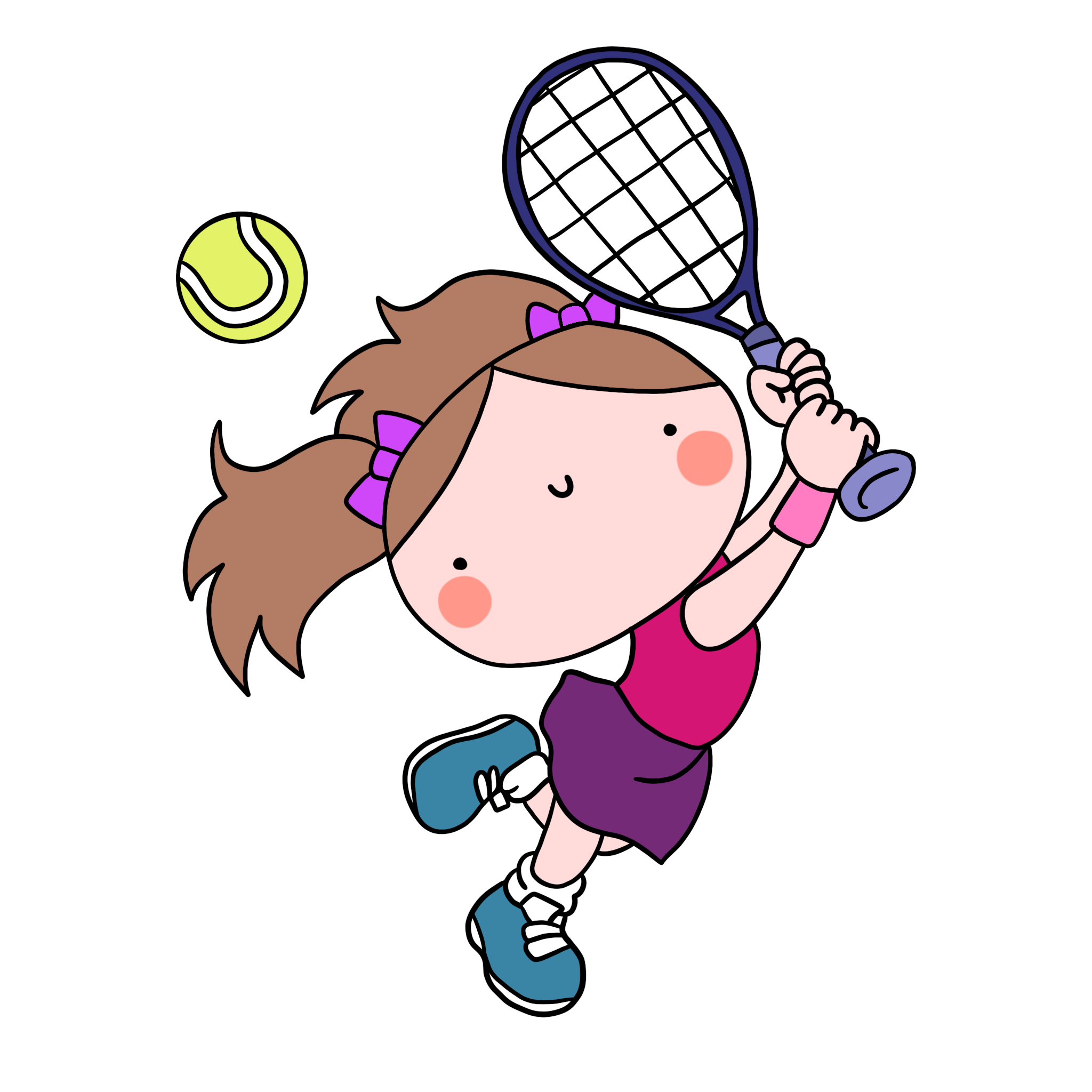 disegni illustrazioni tennis
