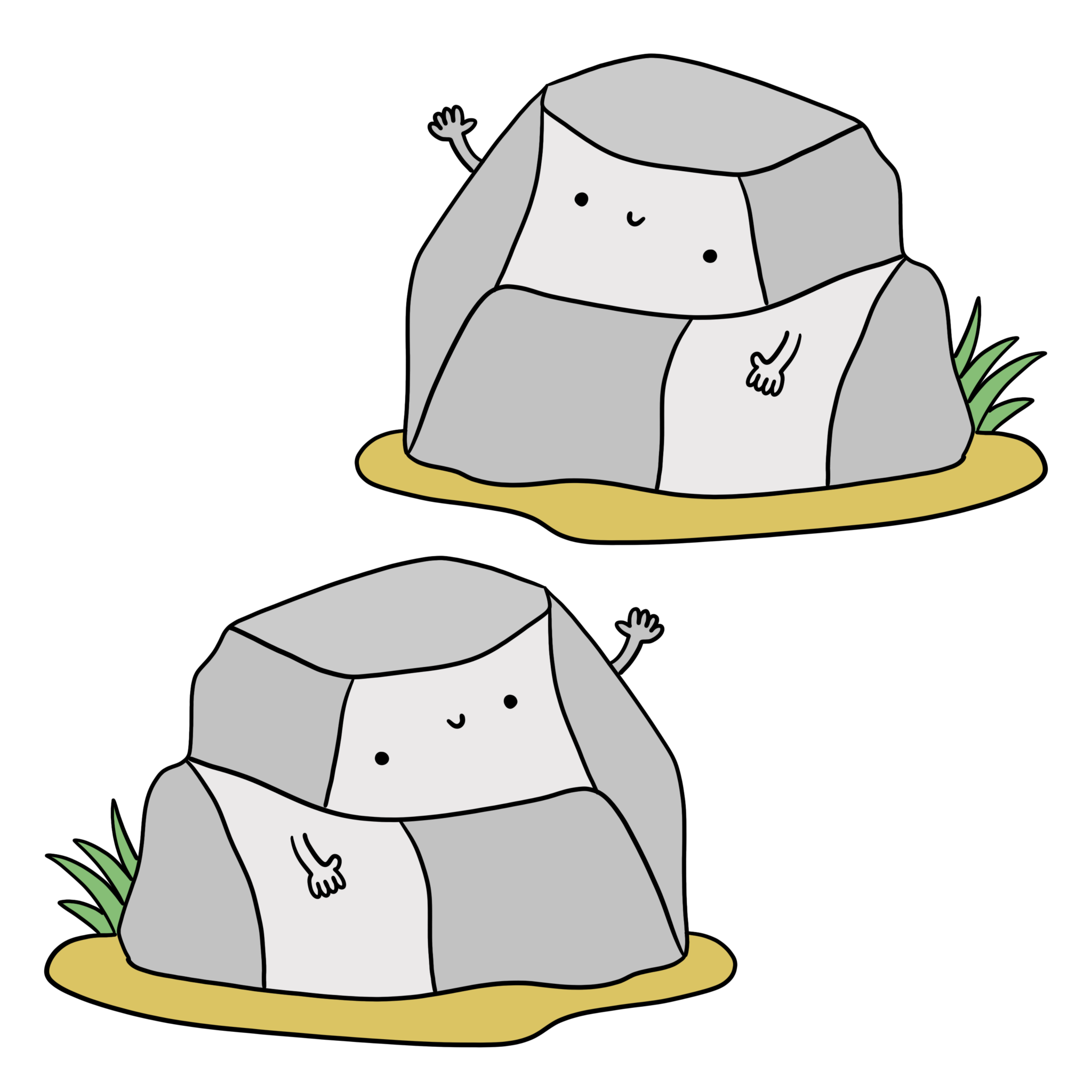 immagine rocce disegno rocce illustrazione a colori rocce