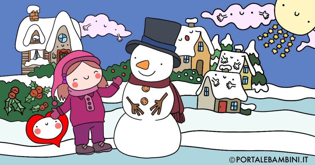 storie d'inverno di cuorfolletto pupazzo di neve