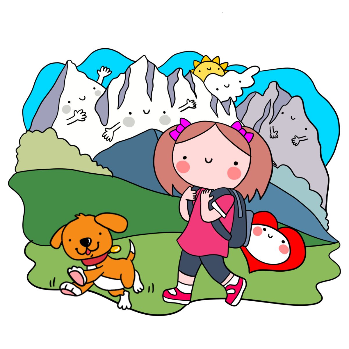 le parti della montagna quiz interattivo