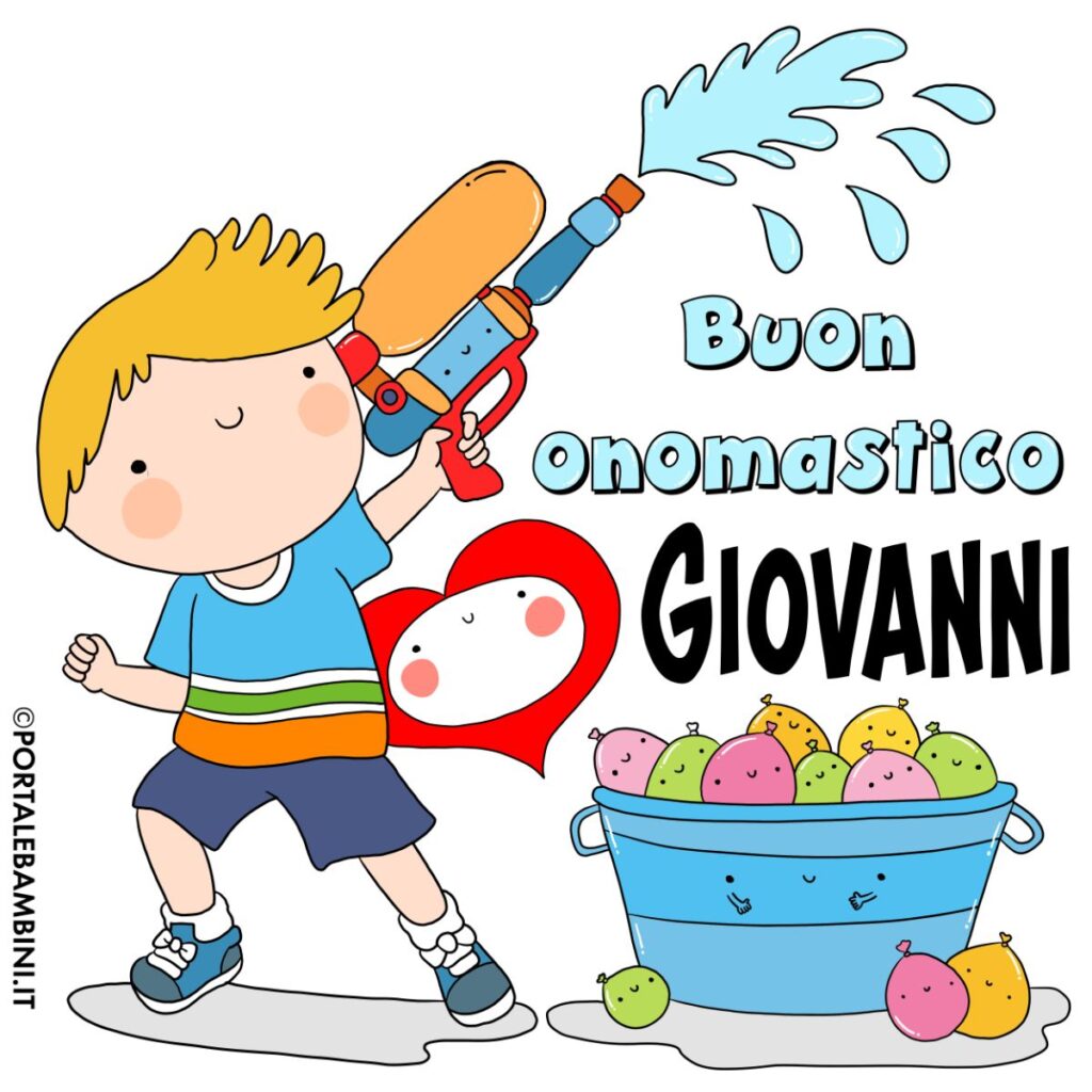 Auguri buon onomastico Giovanni