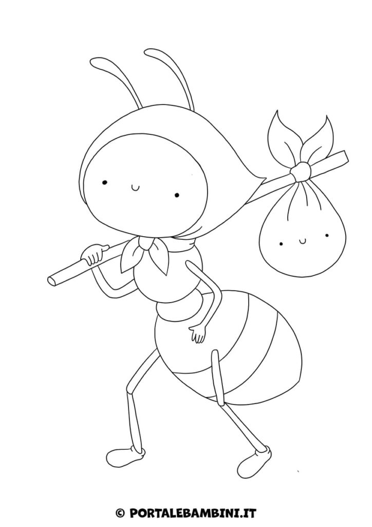 Formica da colorare