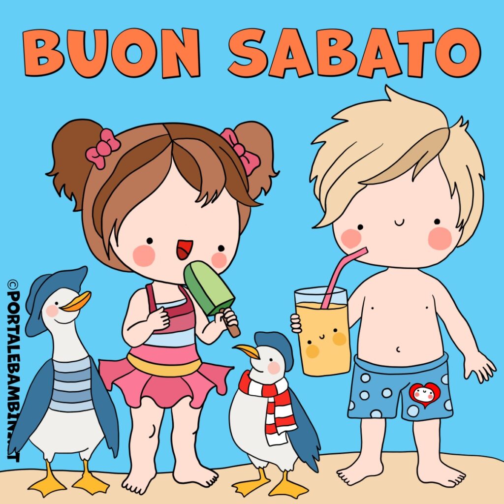 Buongiorno buon sabato estate