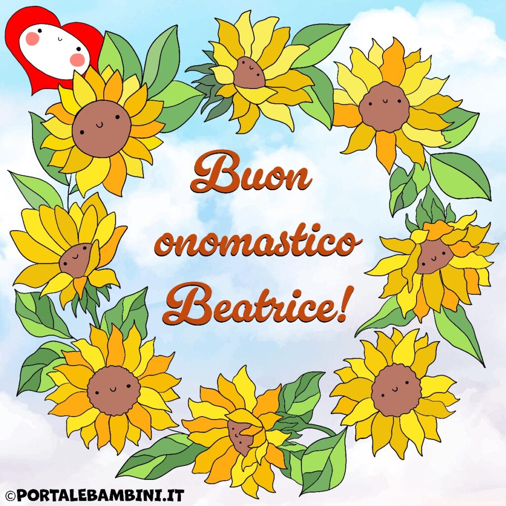 Auguri di buon onomastico Beatrice