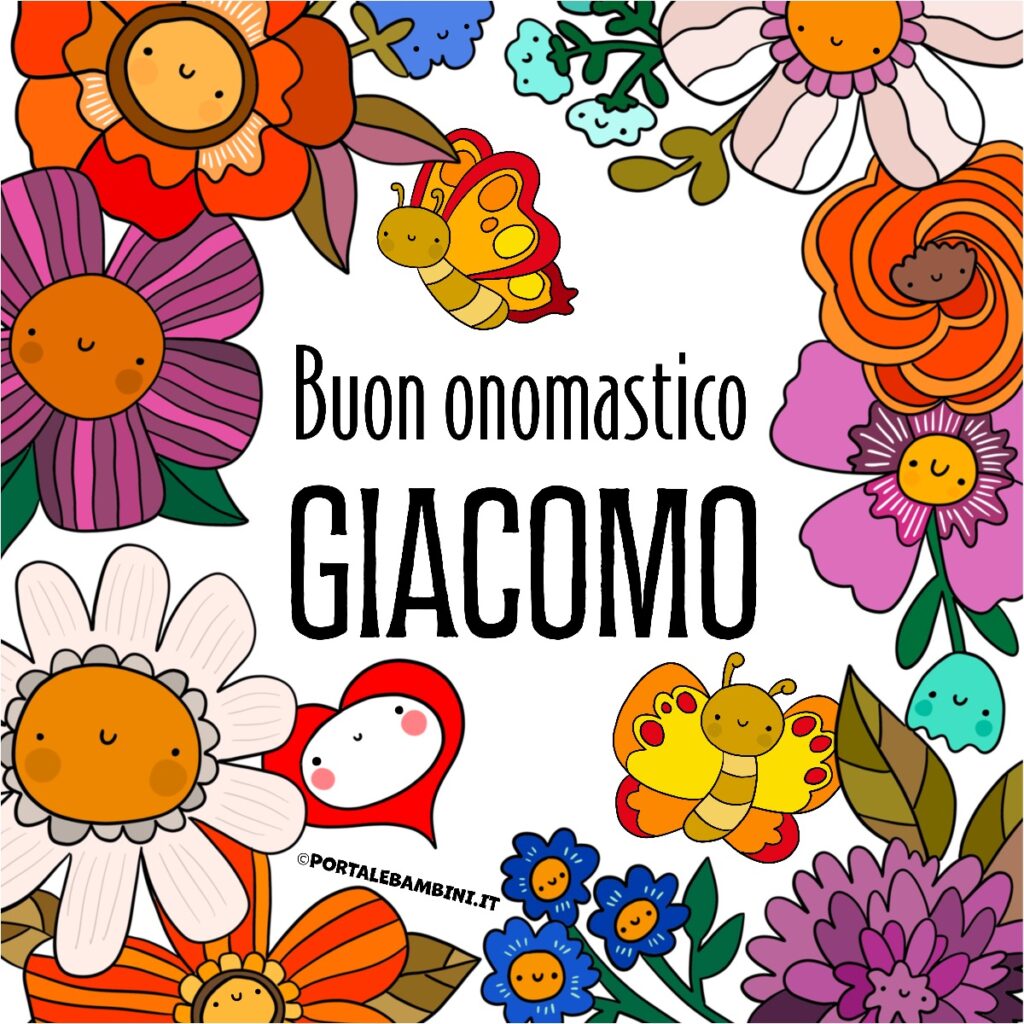 Auguri di buon onomastico Giacomo