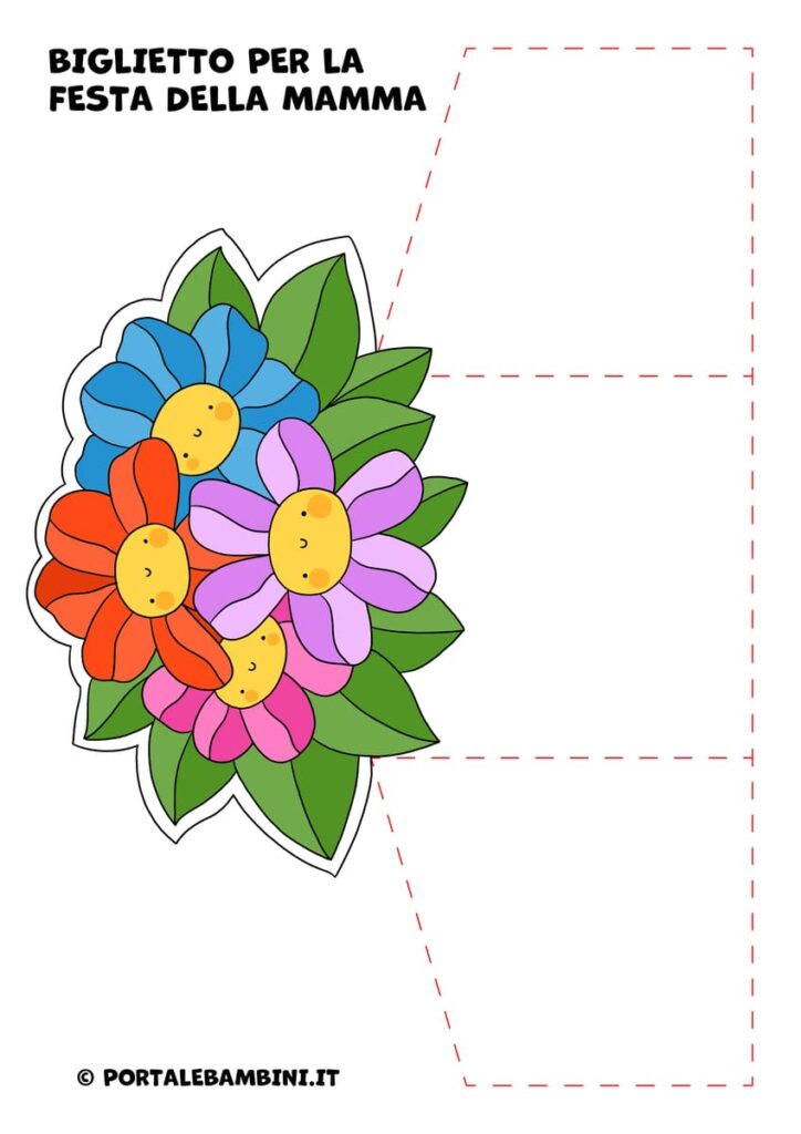 Biglietto pop-up per la Festa della mamma