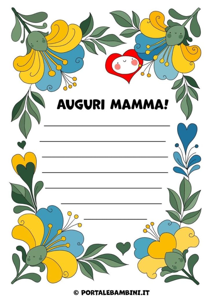 Lavoretti per la Festa della mamma messaggio personalizzato