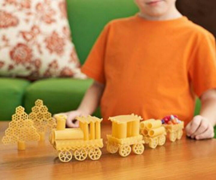 Pasta Building Simple Costruire con la pasta: Pasta Building | portalebambini.it