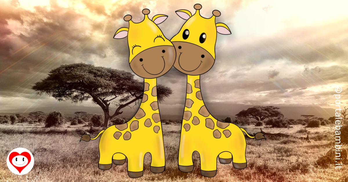 giraffe da colorare