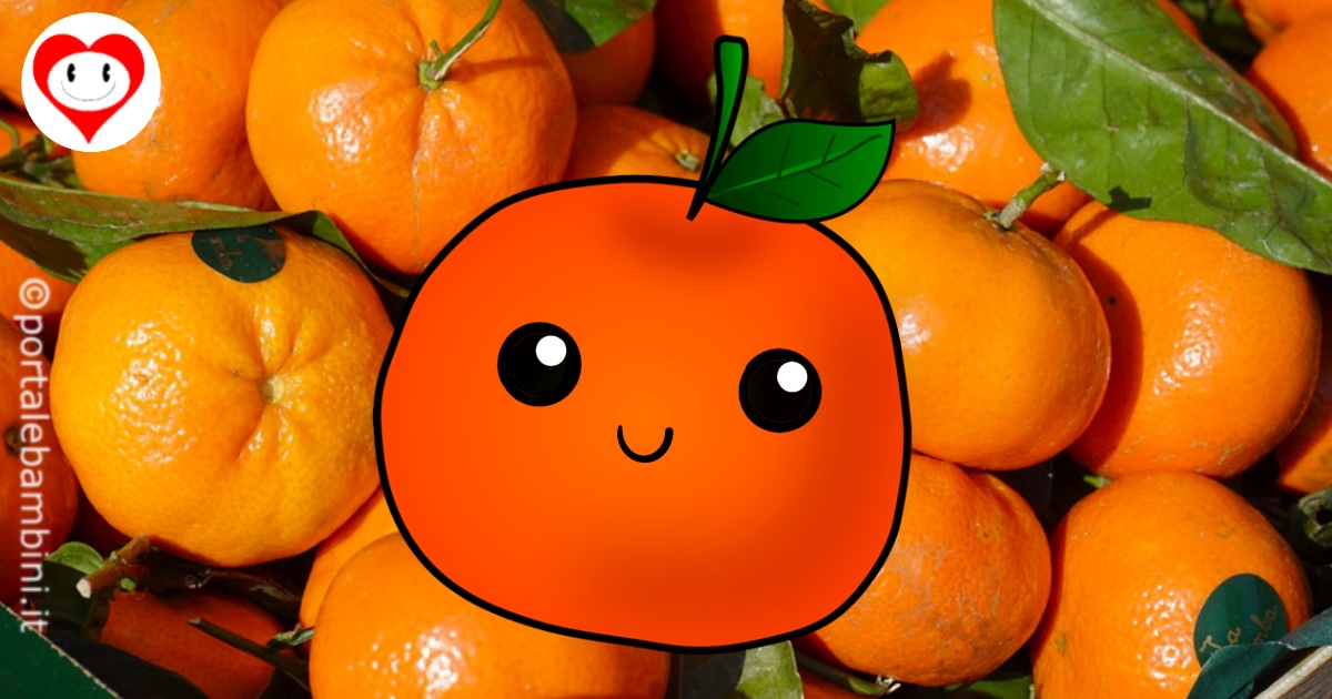 mandarino da colorare