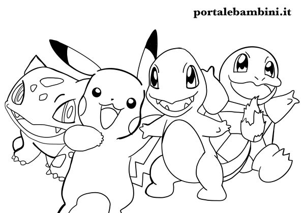 Pokemon Da Colorare stampa Gratis Portalebambini it