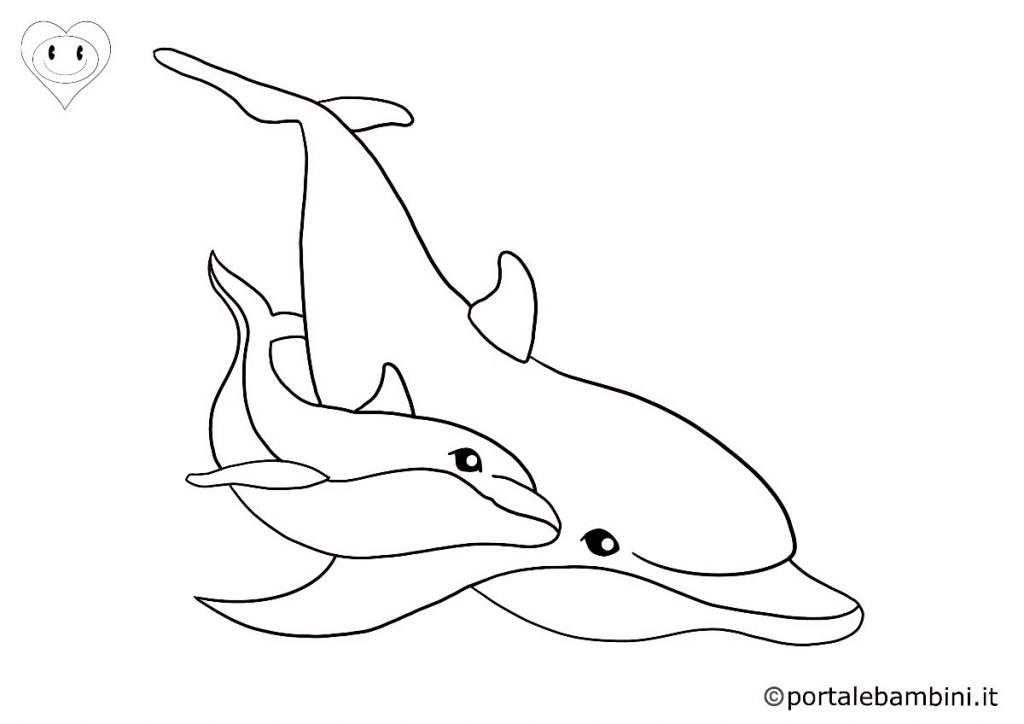 delfini da colorare 6