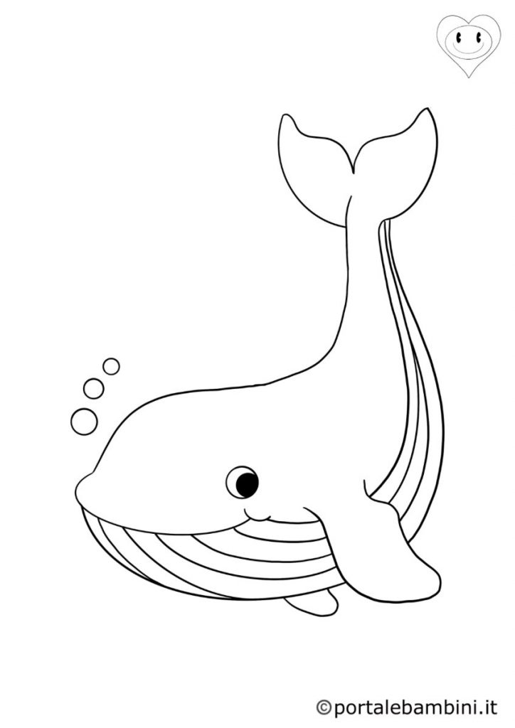 balene da colorare 1