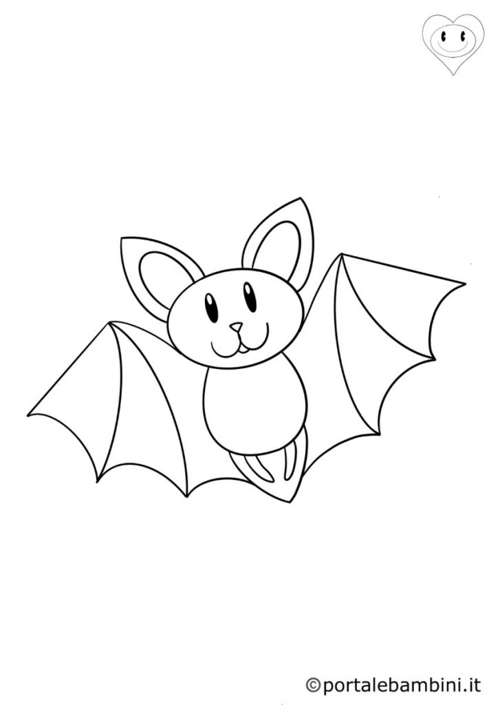 Pipistrelli Di Halloween Da Colorare