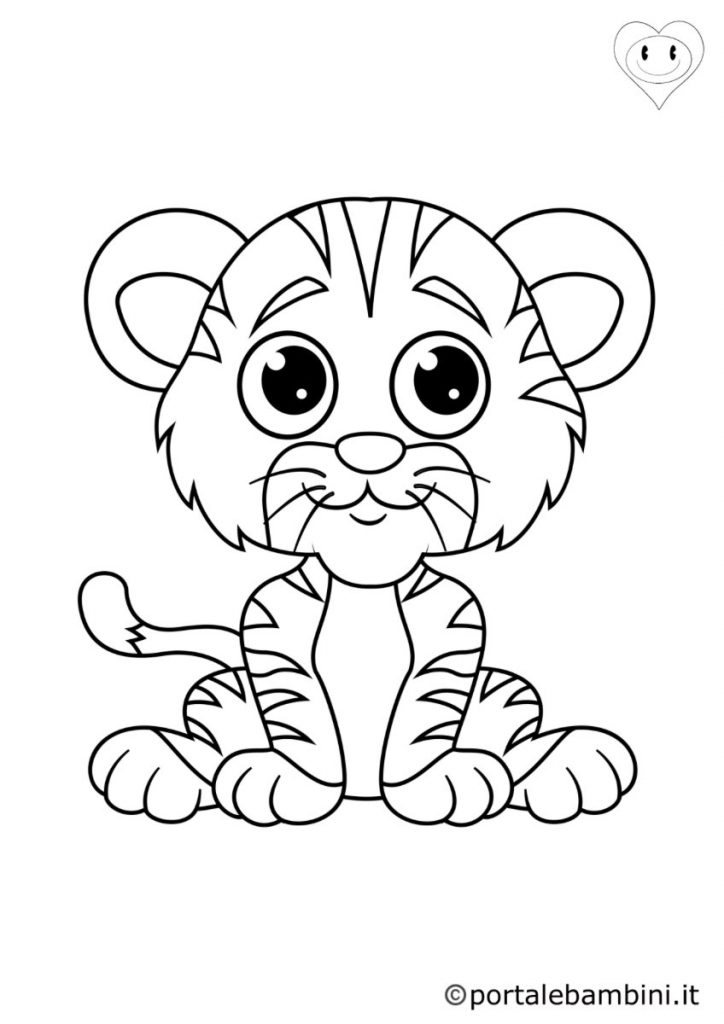 Tigri Da Colorare Disegni Da Stampare Gratis