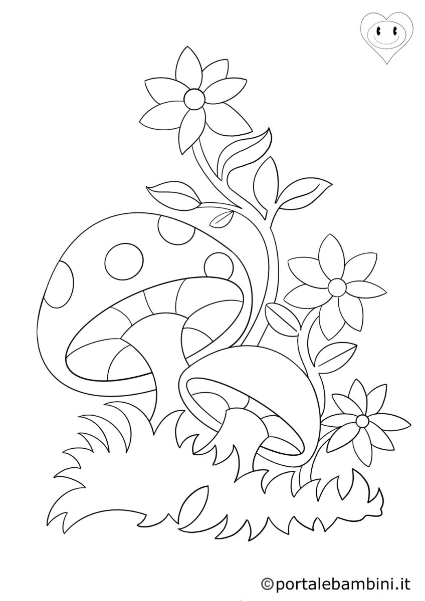 Disegni Funghi Da Colorare Stampa Gratis