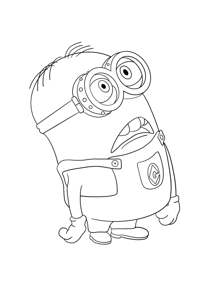Minions Da Colorare stampa Gratis Portalebambini it