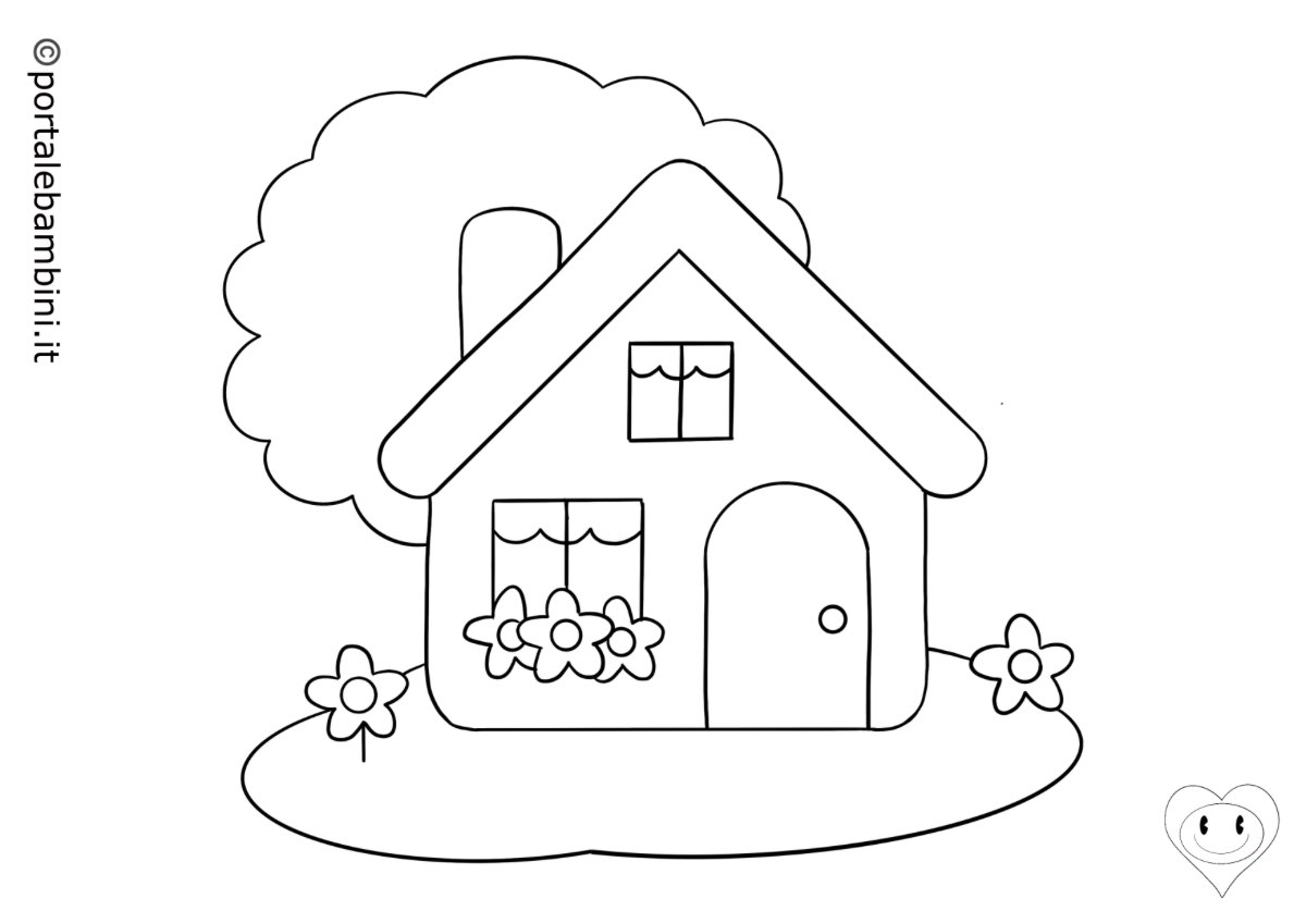 Disegni Casa Da Colorare Stampa Gratis Disegni Casa Da Colorare Stampa Gratis