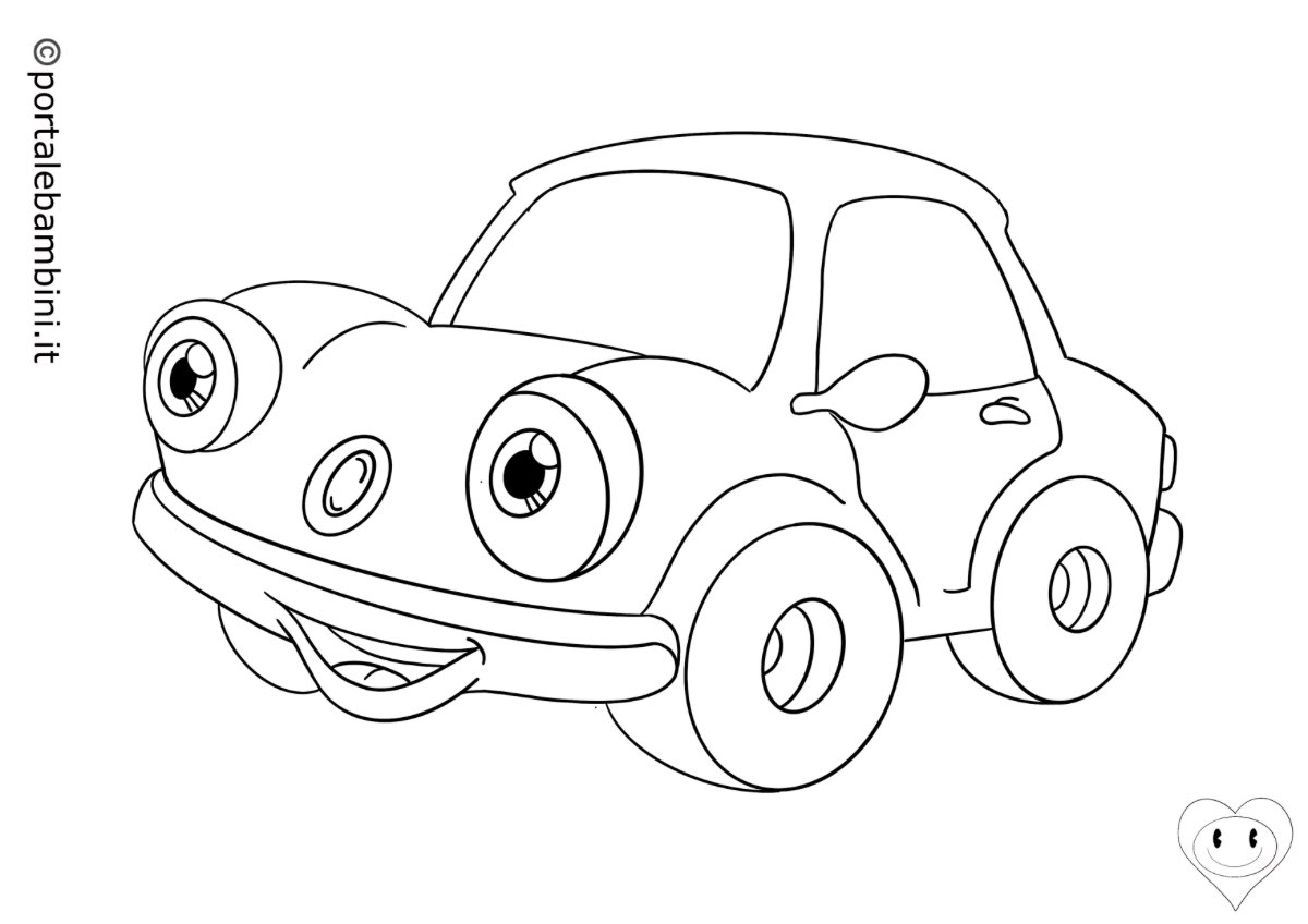 Disegni Macchine da Colorare - Stampa Gratis