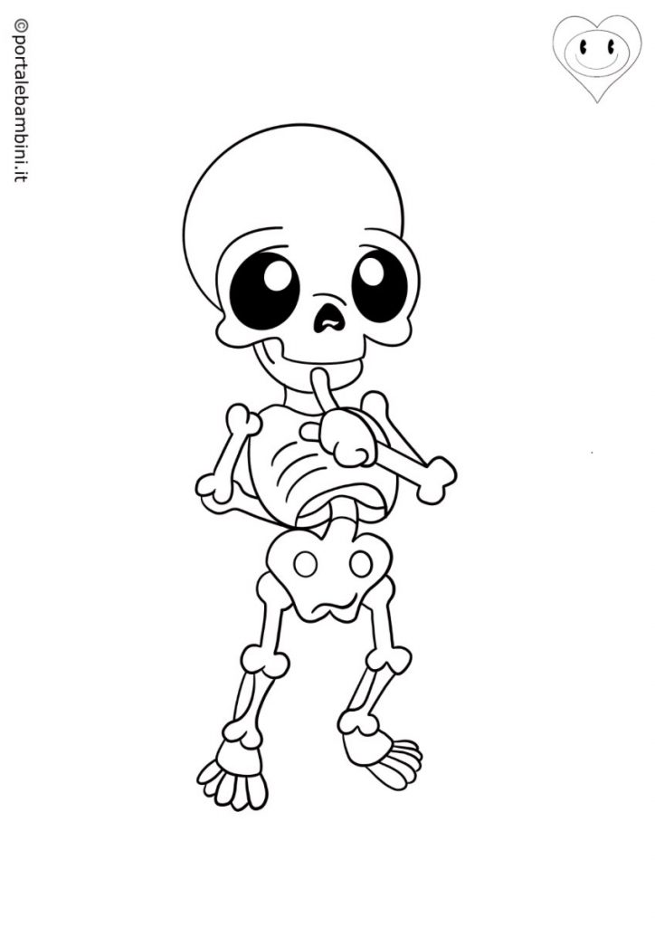 scheletri da colorare 1