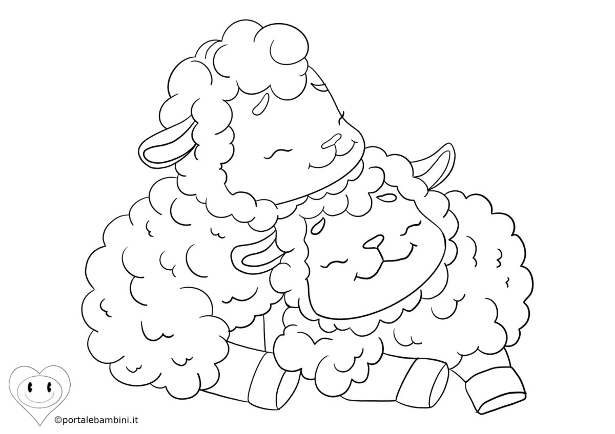 Agnelli Da Colorare stampa Gratis Portalebambini it agnelli-da-colorare-stampa-gratis-portalebambini-it