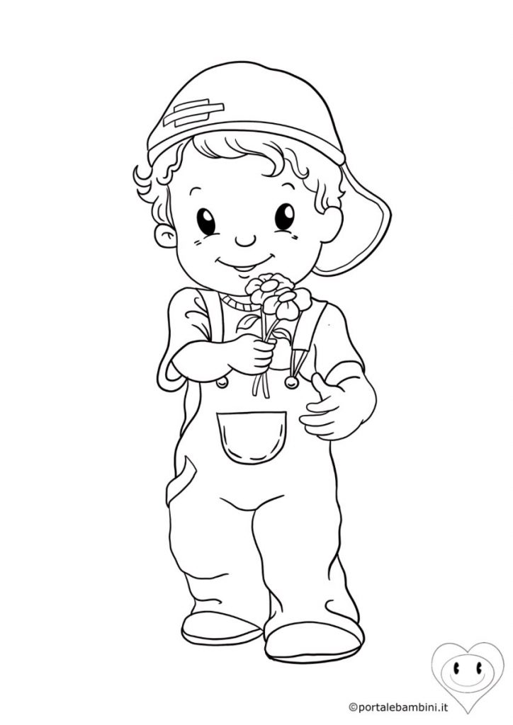 Bambini Da Colorare stampa Gratis Portalebambini it