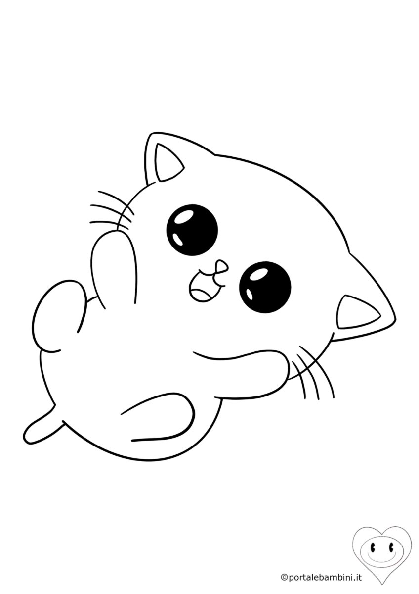 Gatti Da Colorare Stampa Gratis 