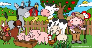 disegni di animali della fattoria da colorare