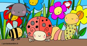 disegni insetti da colorare