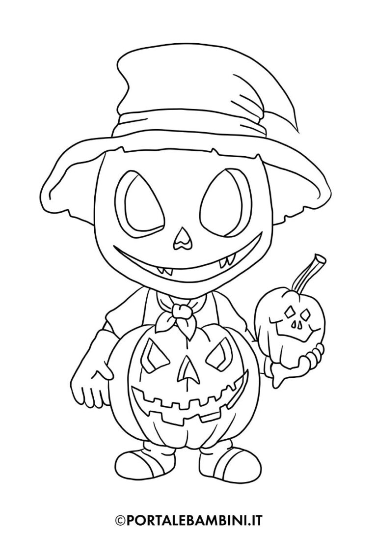 Disegni Di Halloween Da Colorare Stampa Gratis 