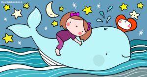 disegni di balene da colorare
