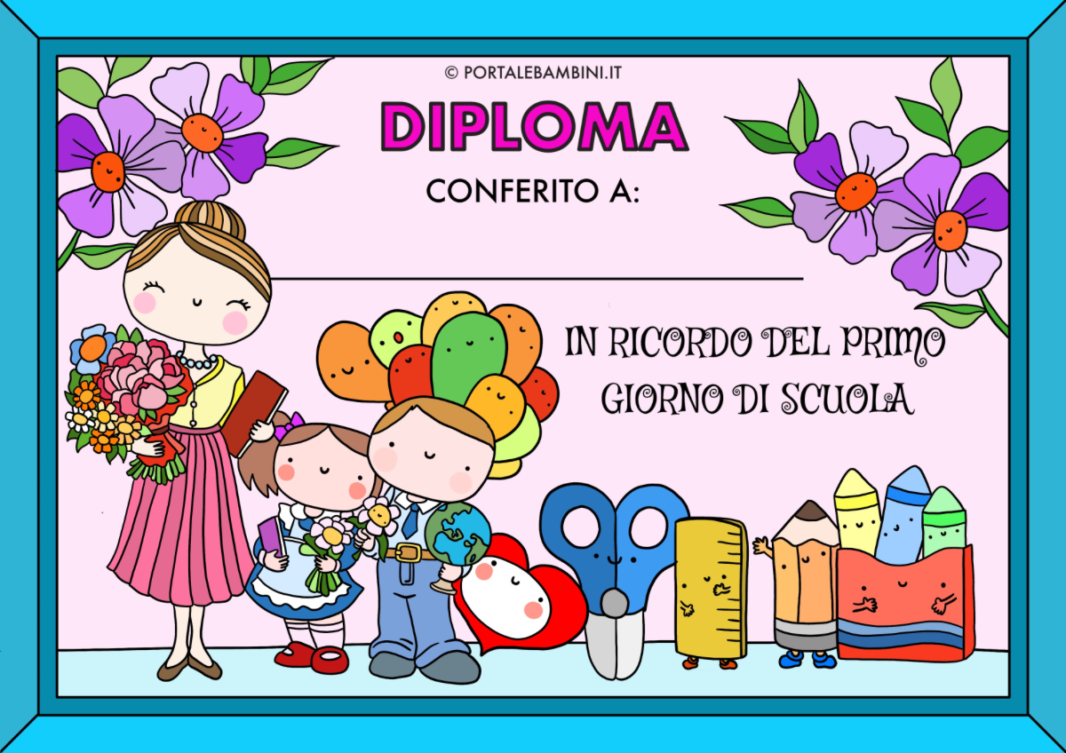 Cartello Del Primo Giorno Di Scuola Media