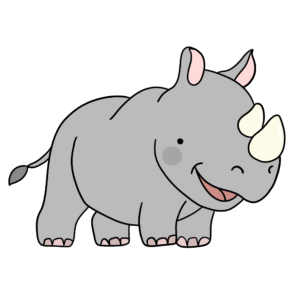 disegni immagini illustrazioni rinoceronte