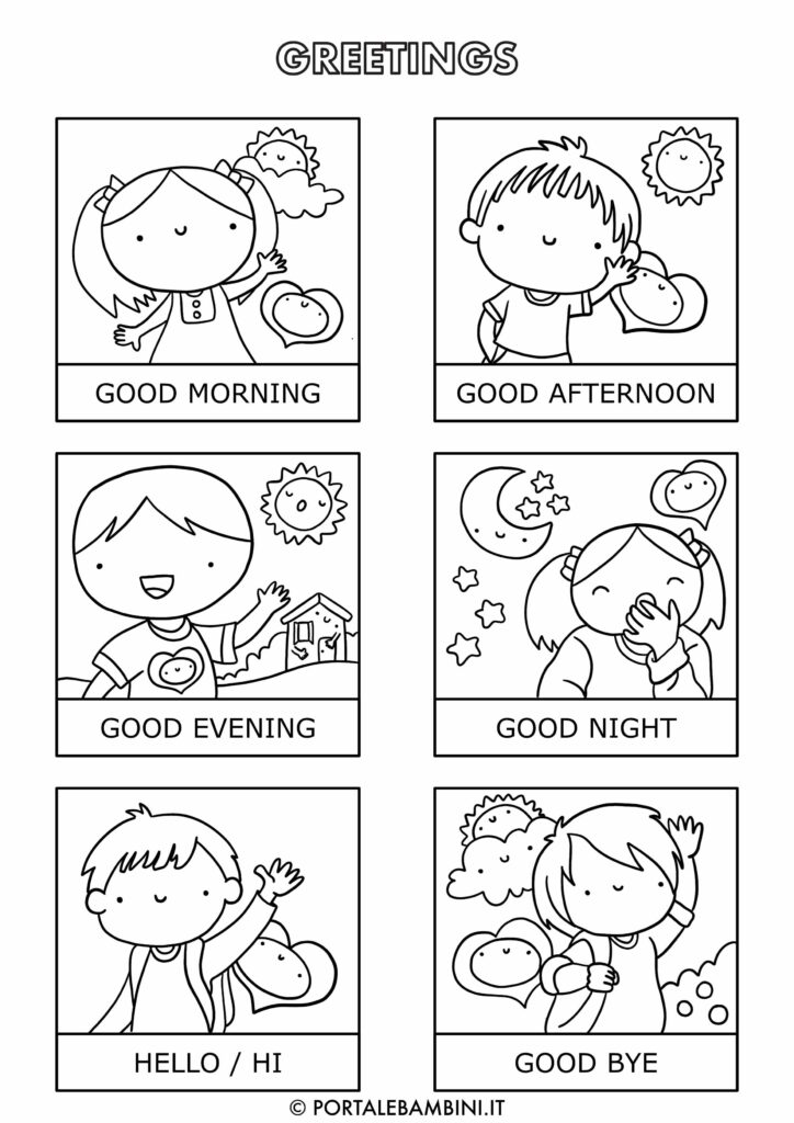 Saluti In Inglese Portalebambini it Saluti In Inglese Portalebambini it