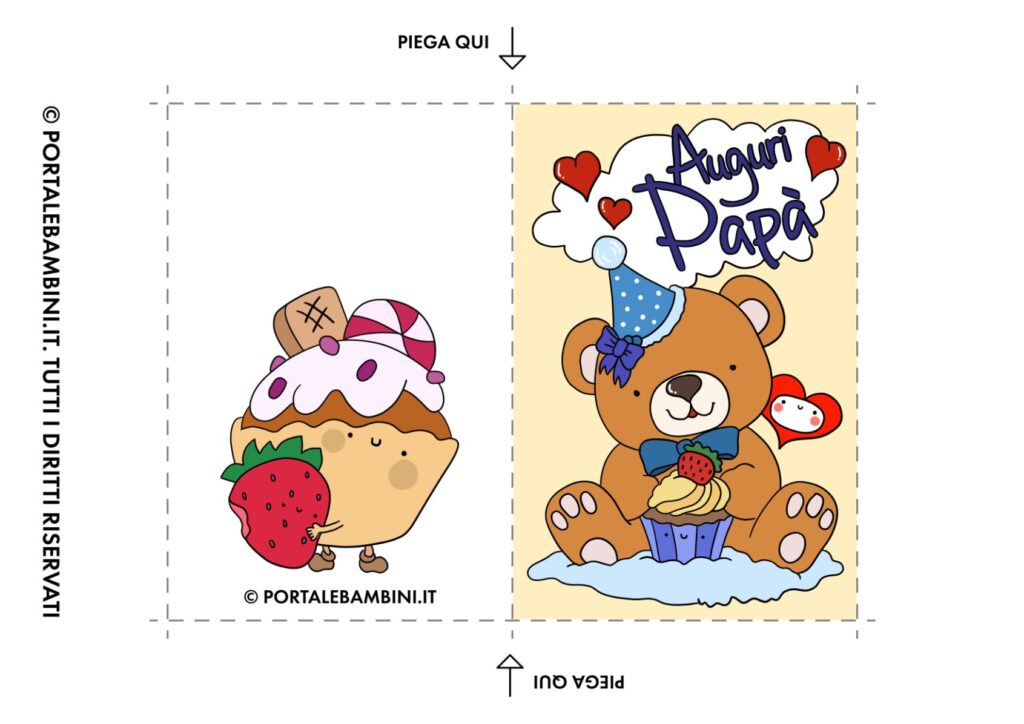 DOHE Set 6 Biglietti Festa Del Papà Con Buste | Cartoncini Originali 11,5x17 Cm Con Frasi E Design Colorati