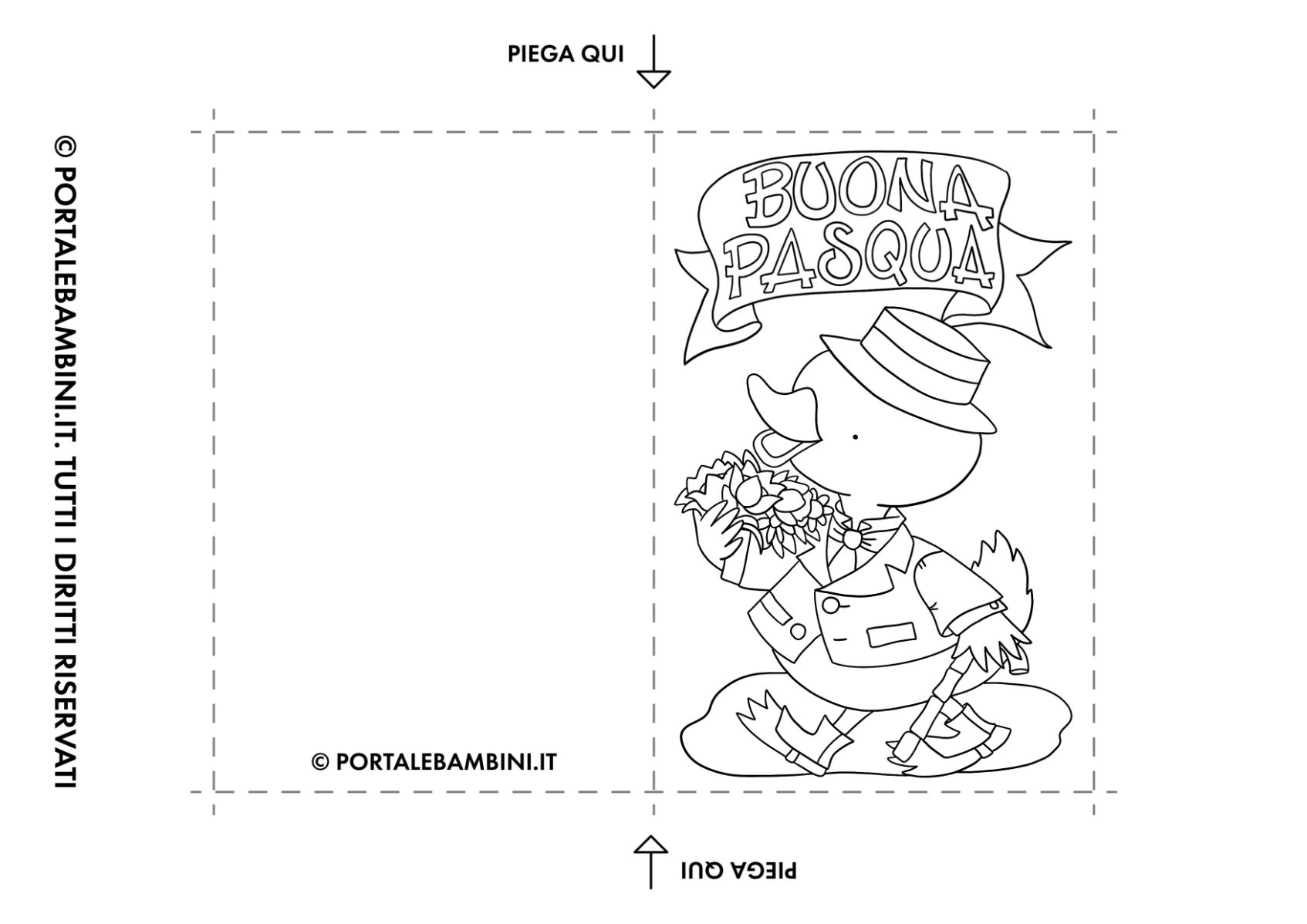 biglietti di pasqua da stampare