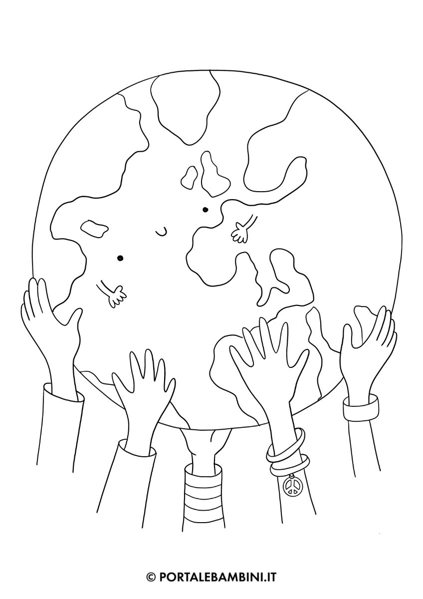 Disegni sulla Pace da Colorare