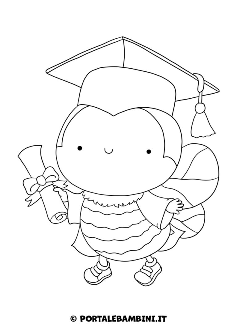 Disegni di Fine Anno Scolastico da Colorare