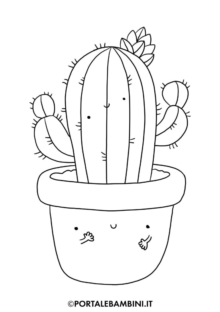 piante-e-cactus-da-colorare