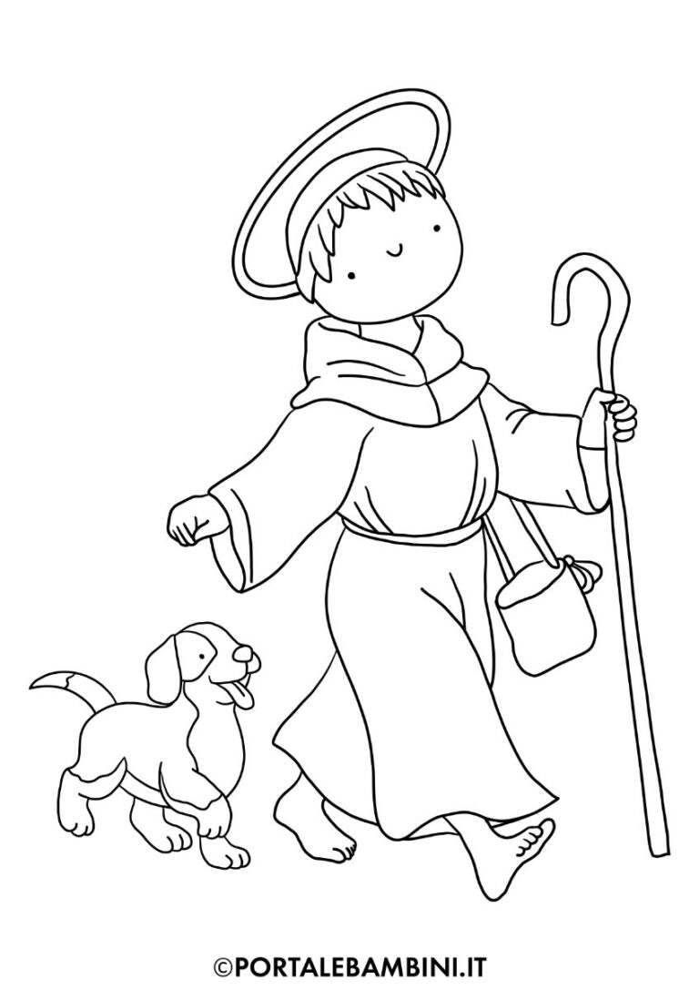 Disegni di San Francesco da Colorare