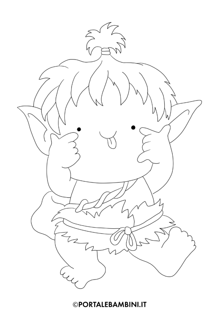 Troll Color Da Disegni Troll da Colorare
