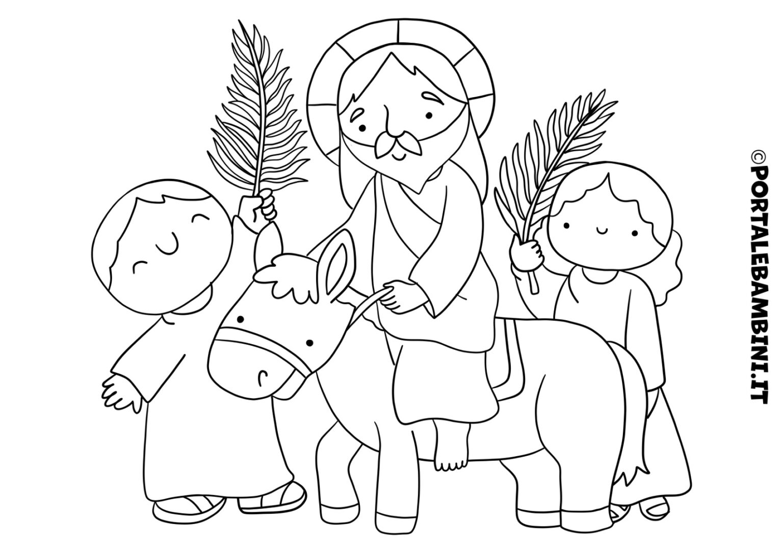 Colomba Domenica Delle Palme Da Colorare Domenica delle Palme: Disegni da Colorare